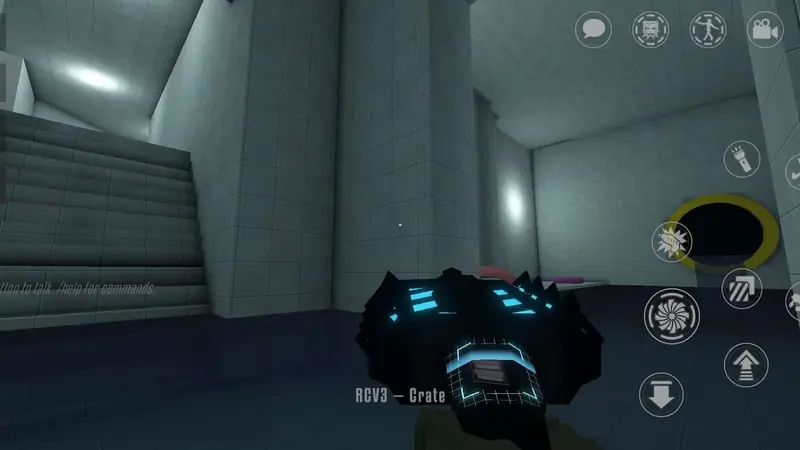 Holding the Reality Crusher tool in GoreBox 27